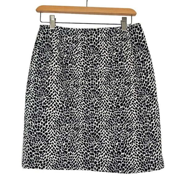 Liz Claiborne Lizsport Lined Animal Print Velour Wrap Short Skirt Women's Sz. 10 - Picture 8 of 11